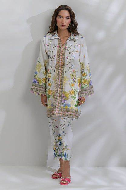 Fatima Khan | FK Prints | Palm Whisper - Ladies Clothes - Maria Faisal