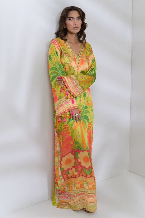 Fatima Khan | FK Prints | Tangled Tropic - Ladies Clothes - Maria Faisal