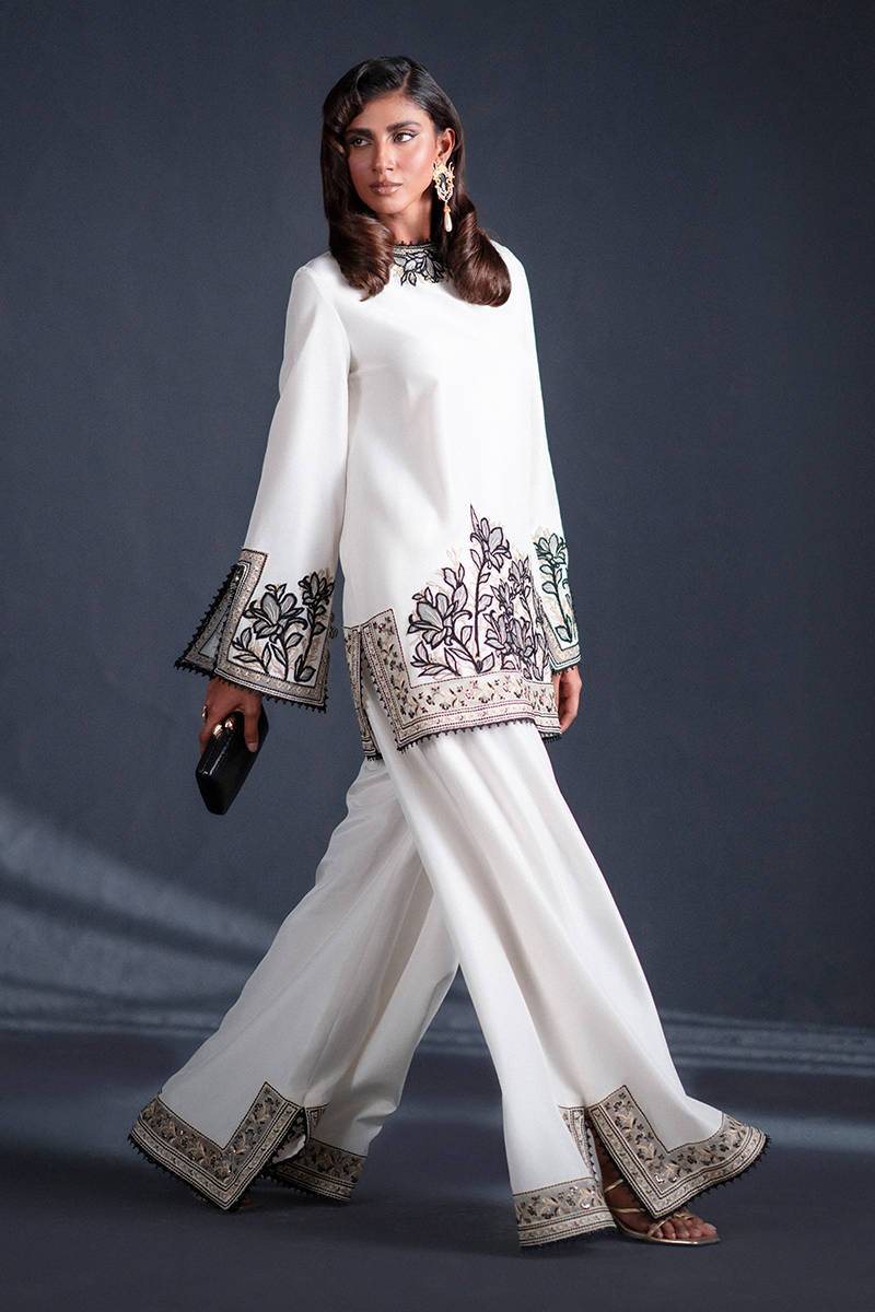 MNR | Chai Coffee Luxury Pret | Silken Tea by Maria Faisal - Registered Vendor of : MNR - type : Ladies Clothes - 100% original wedding dresses