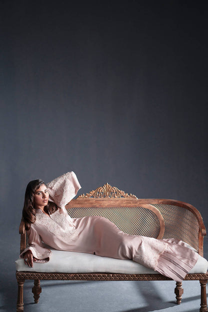 MNR | Chai Coffee Luxury Pret | Tea Rose by Maria Faisal - Registered Vendor of : MNR - type : Ladies Clothes - 100% original wedding dresses