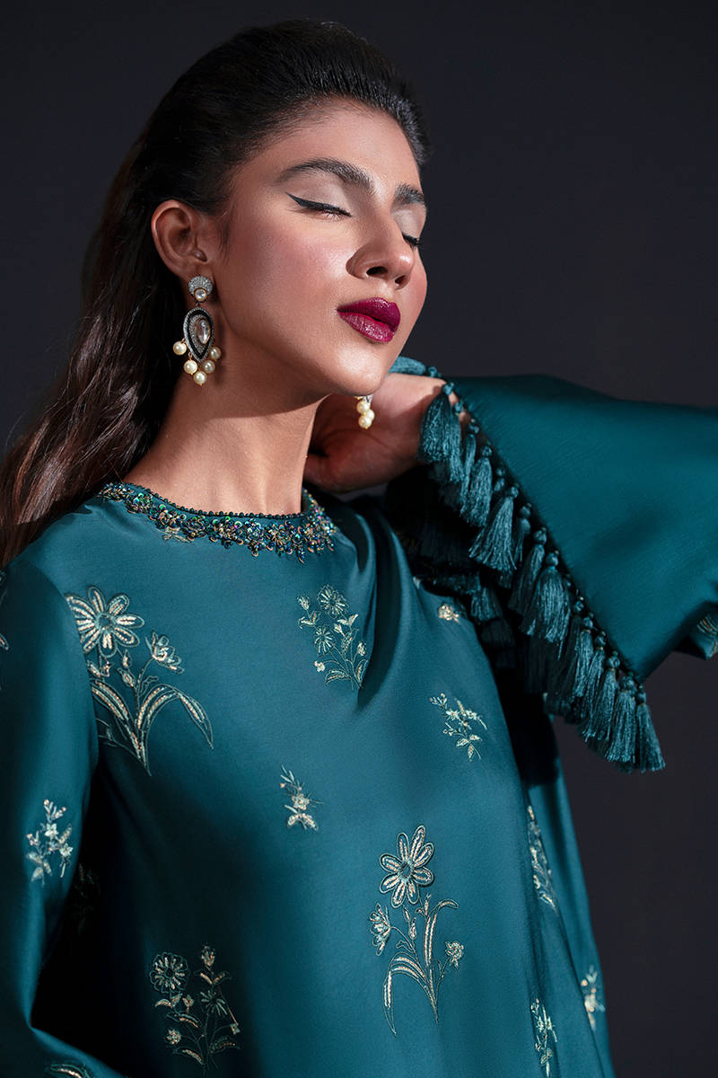 MNR | Chai Coffee Luxury Pret | Jade Moon by Maria Faisal - Registered Vendor of : MNR - type : Ladies Clothes - 100% original wedding dresses