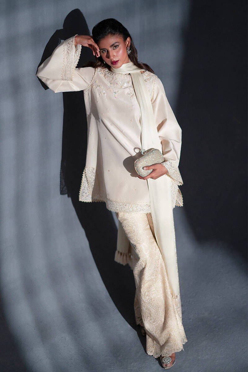 MNR | Chai Coffee Luxury Pret | Saffron Pearl by Maria Faisal - Registered Vendor of : MNR - type : Ladies Clothes - 100% original wedding dresses