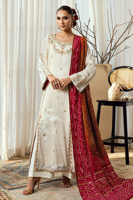 Fatima Khan | Warm Whisper Velvet 25 | Golden Grace - Formal Dress - available at Maria Faisal in UK and USA.