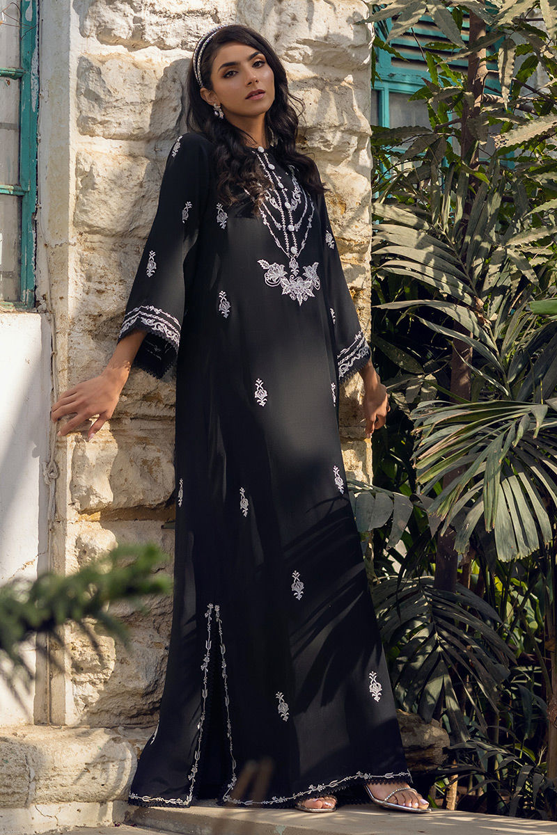 Ansab Jahangir | Summer Kaftans | Aiza - Luxury Dress - available at Maria Faisal in UK and USA.
