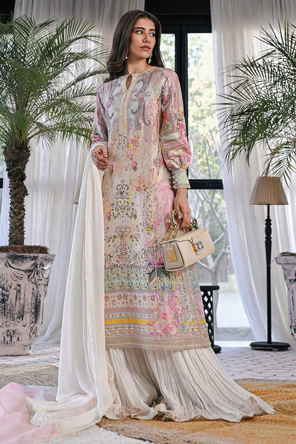 Ansab Jahangir | Digital Silk | Aliya Shirt and Dupatta - Ladies Clothes - Maria Faisal