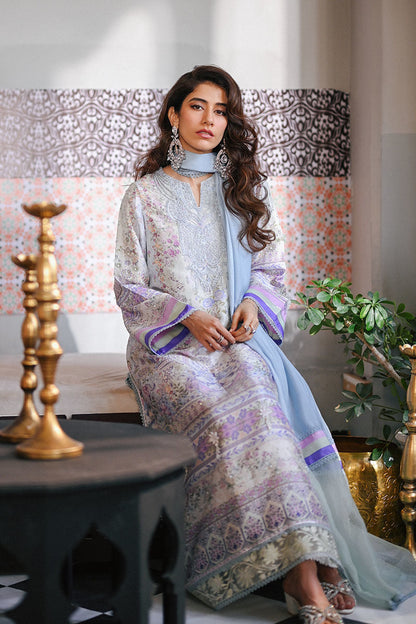 Ansab Jahangir | Digital Silk | Yelena Shirt and Dupatta - Ladies Clothes - Maria Faisal