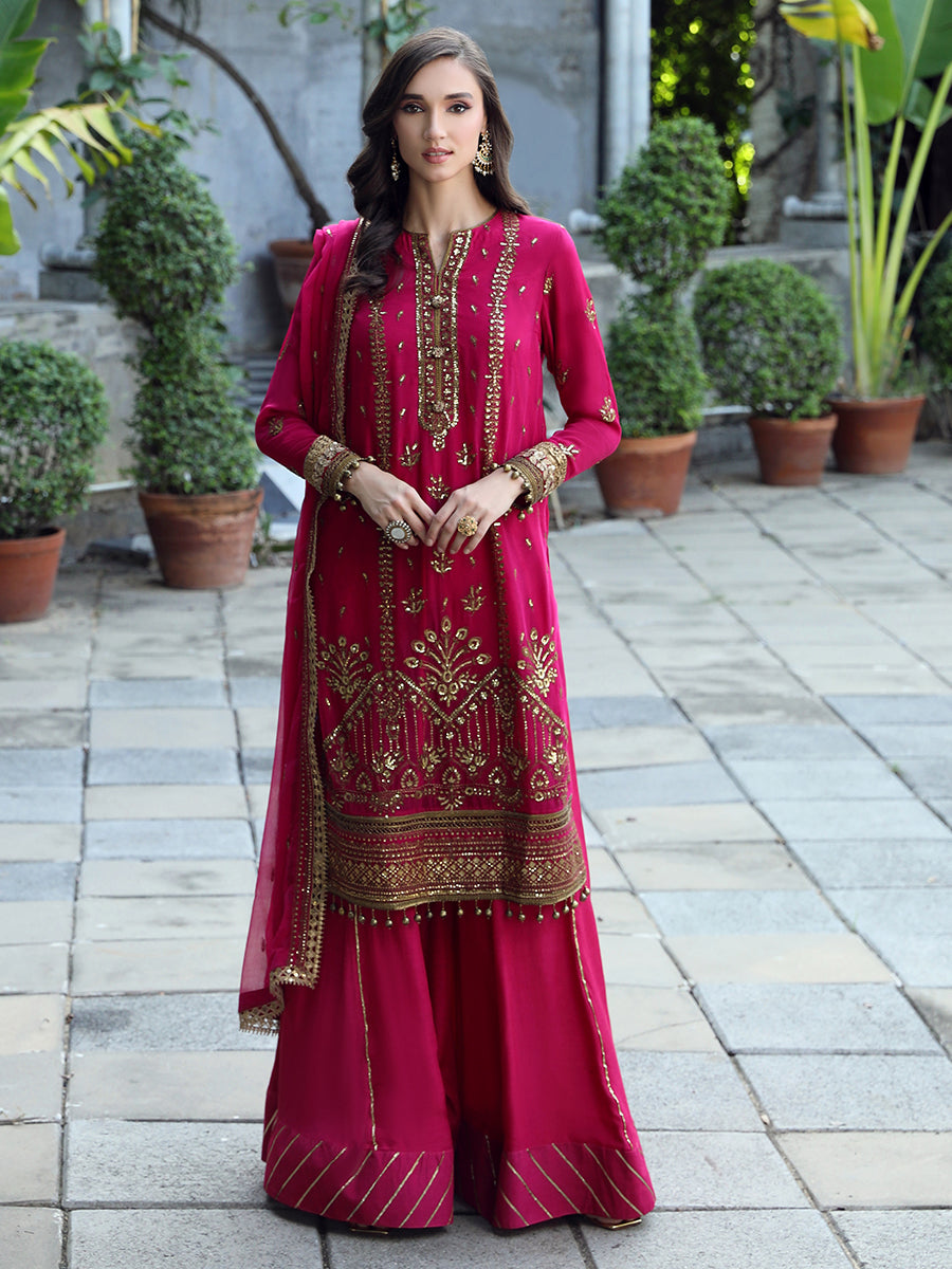 Salitex | Raaya Chiffon 24 | M02 - Wedding Dress - Maria Faisal