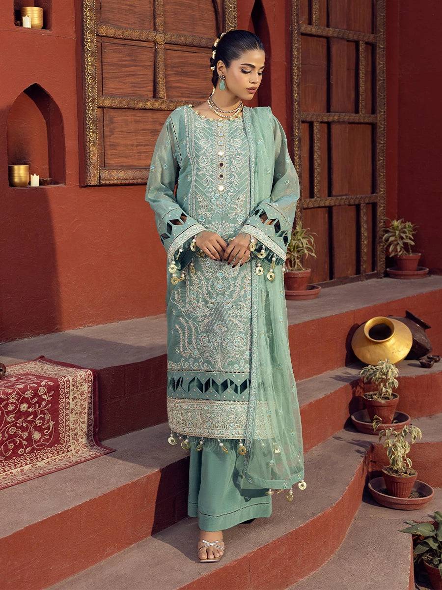 Salitex | Signature Festive Chiffon | JI013 by Maria Faisal - Registered Vendor of : Salitex - type : Ladies Clothes - 100% original wedding dresses