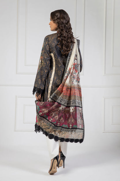 Shamaeel Ansari | Bagh e Bahar Lawn | Shab-e-Gulzar - Luxury Dress - available at Maria Faisal in UK and USA.