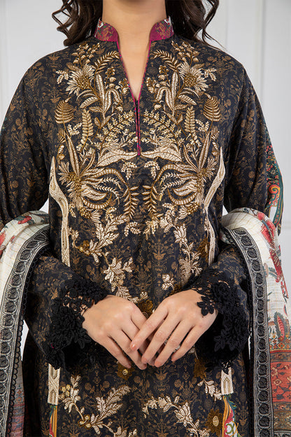 Shamaeel Ansari | Bagh e Bahar Lawn | Shab-e-Gulzar - Luxury Dress - available at Maria Faisal in UK and USA.