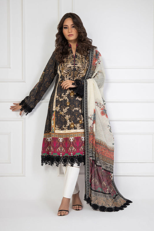 Shamaeel Ansari | Bagh e Bahar Lawn | Shab-e-Gulzar - Luxury Dress - available at Maria Faisal in UK and USA.