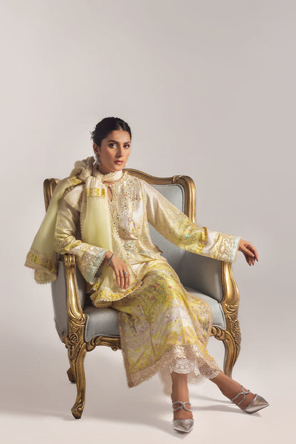 Ansab Jahangir | Digital Silk | Alyssa Shirt and Dupatta - Ladies Clothes - Maria Faisal