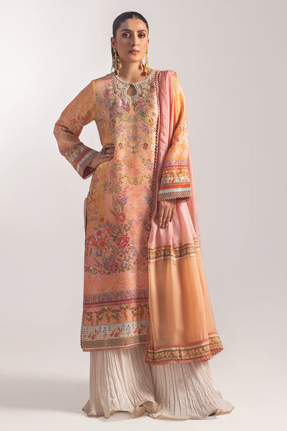 Ansab Jahangir | Digital Silk | Elora Shirt and Dupatta - Ladies Clothes - Maria Faisal