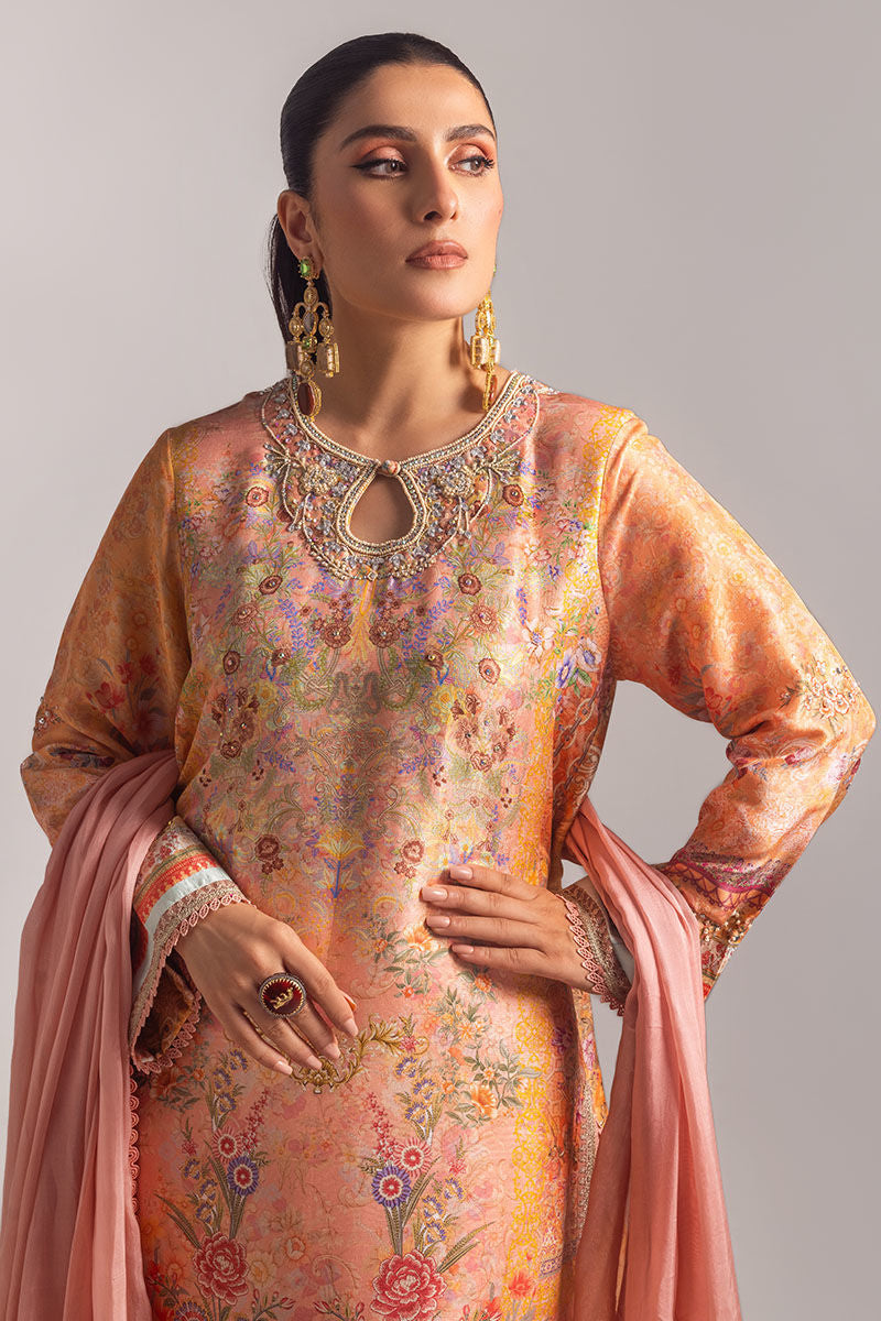 Ansab Jahangir | Digital Silk | Elora Shirt and Dupatta - Ladies Clothes - Maria Faisal
