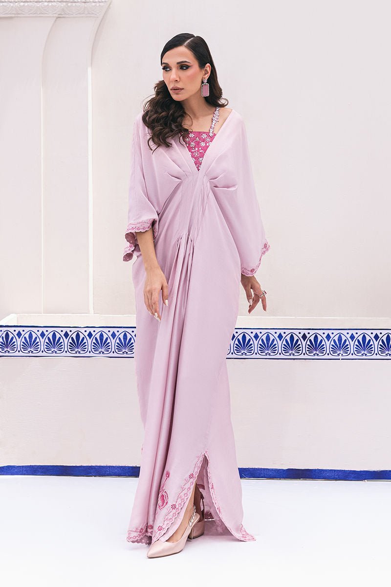Ansab Jahangir | Summer Kaftans | Paisley - Luxury Dress - available at Maria Faisal in UK and USA.