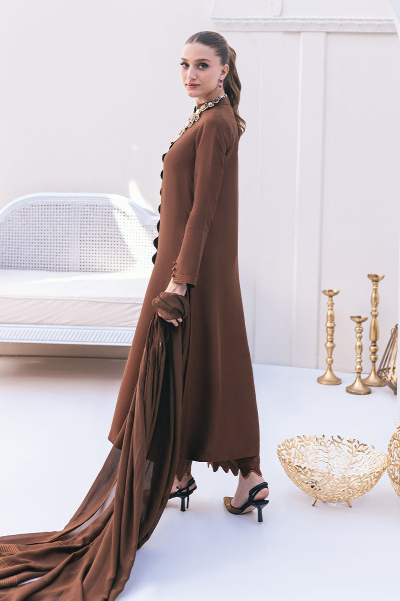 Ansab Jahangir | Luxe Pret Signature | SEPIA - Pakistani Dress - Maria Faisal