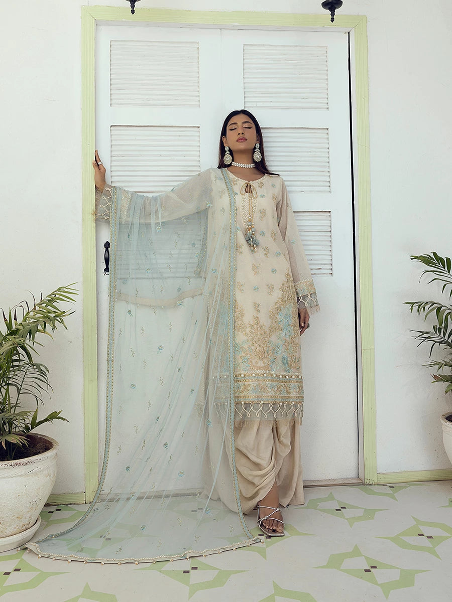 Salitex | Signature Festive Chiffon | NO005 by Maria Faisal - Registered Vendor of : Salitex - type : Ladies Clothes - 100% original wedding dresses