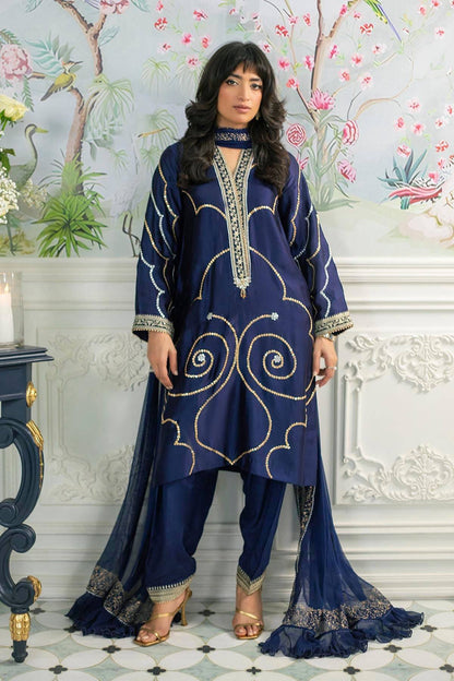 Annus Abrar | Sehr Eid Luxe | Izali Midnight by Maria Faisal - Registered Vendor of : Annus Abrar - type : Ladies Clothes - 100% original wedding dresses