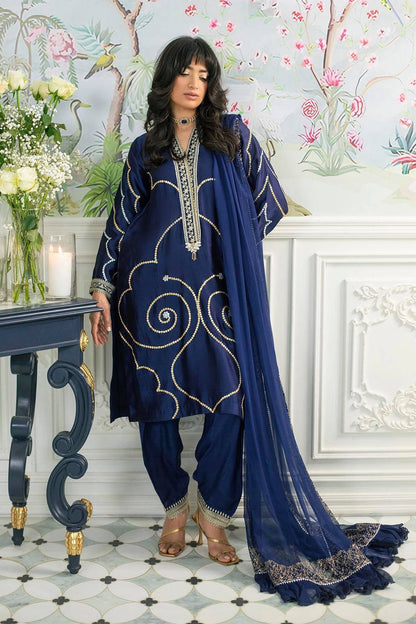 Annus Abrar | Sehr Eid Luxe | Izali Midnight by Maria Faisal - Registered Vendor of : Annus Abrar - type : Ladies Clothes - 100% original wedding dresses