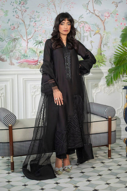 Annus Abrar | Sehr Eid Luxe | Lainey Black by Maria Faisal - Registered Vendor of : Annus Abrar - type : Ladies Clothes - 100% original wedding dresses