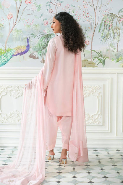 Annus Abrar | Sehr Eid Luxe | Melanie Rose Pink by Maria Faisal - Registered Vendor of : Annus Abrar - type : Ladies Clothes - 100% original wedding dresses