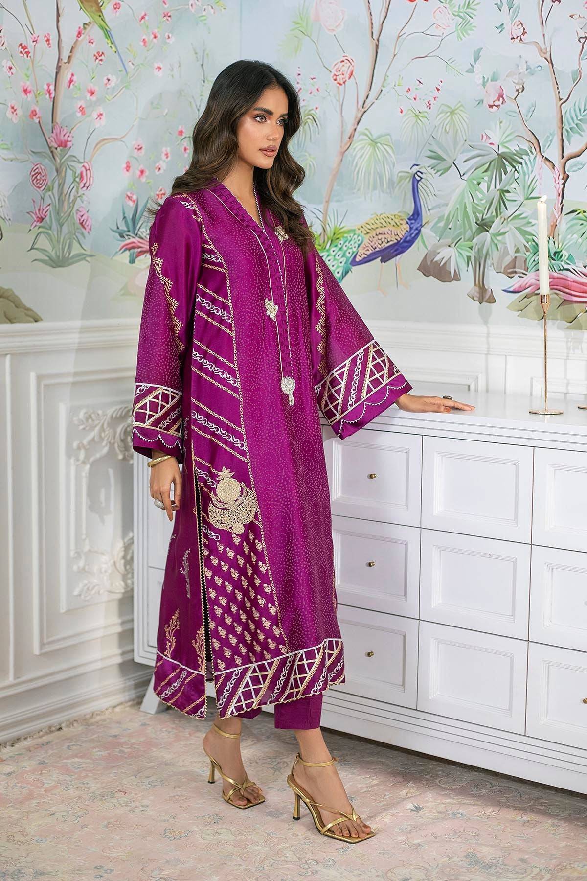 Annus Abrar | Sehr Eid Luxe | Emery - Violet by Maria Faisal - Registered Vendor of : Annus Abrar - type : Ladies Clothes - 100% original wedding dresses