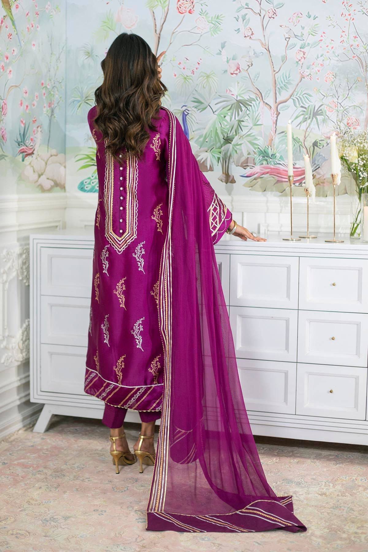 Annus Abrar | Sehr Eid Luxe | Emery - Violet by Maria Faisal - Registered Vendor of : Annus Abrar - type : Ladies Clothes - 100% original wedding dresses