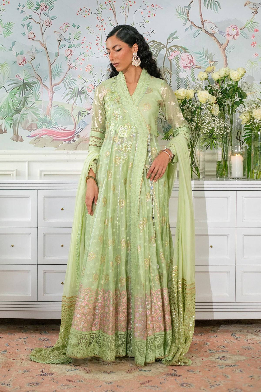 Annus Abrar | Sehr Eid Luxe | Nadi Mint by Maria Faisal - Registered Vendor of : Annus Abrar - type : Ladies Clothes - 100% original wedding dresses