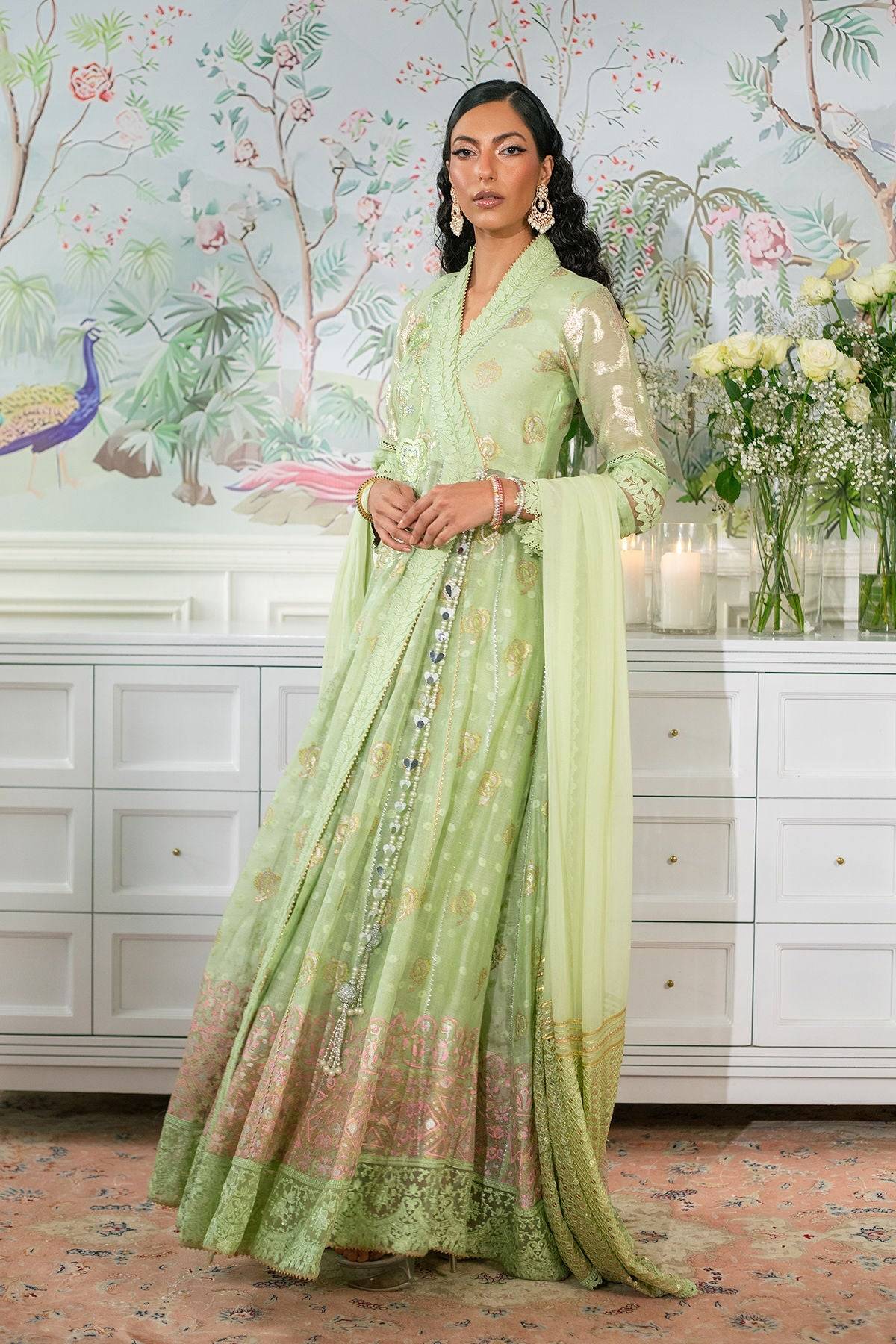 Annus Abrar | Sehr Eid Luxe | Nadi Mint by Maria Faisal - Registered Vendor of : Annus Abrar - type : Ladies Clothes - 100% original wedding dresses