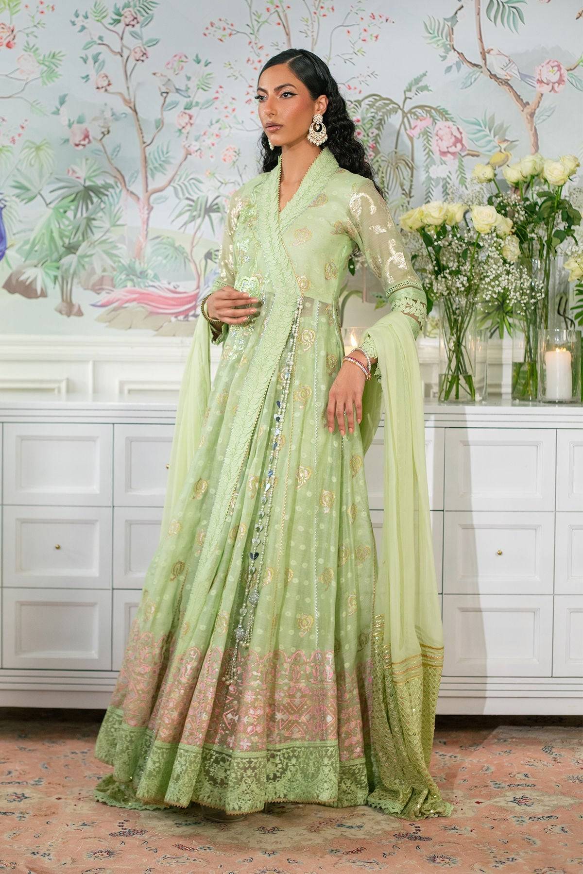 Annus Abrar | Sehr Eid Luxe | Nadi Mint by Maria Faisal - Registered Vendor of : Annus Abrar - type : Ladies Clothes - 100% original wedding dresses