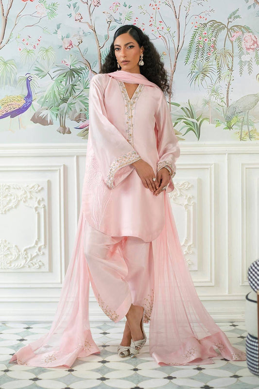 Annus Abrar | Sehr Eid Luxe | Melanie Rose Pink by Maria Faisal - Registered Vendor of : Annus Abrar - type : Ladies Clothes - 100% original wedding dresses