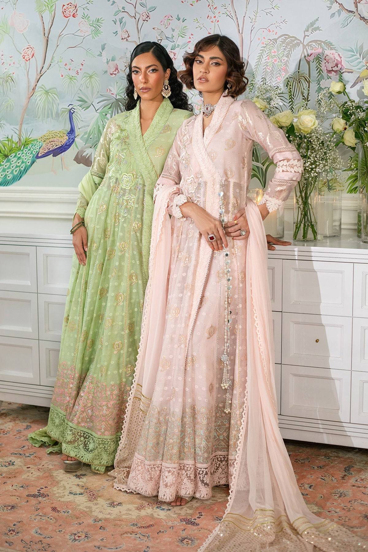 Annus Abrar | Sehr Eid Luxe | Nadi Mint by Maria Faisal - Registered Vendor of : Annus Abrar - type : Ladies Clothes - 100% original wedding dresses