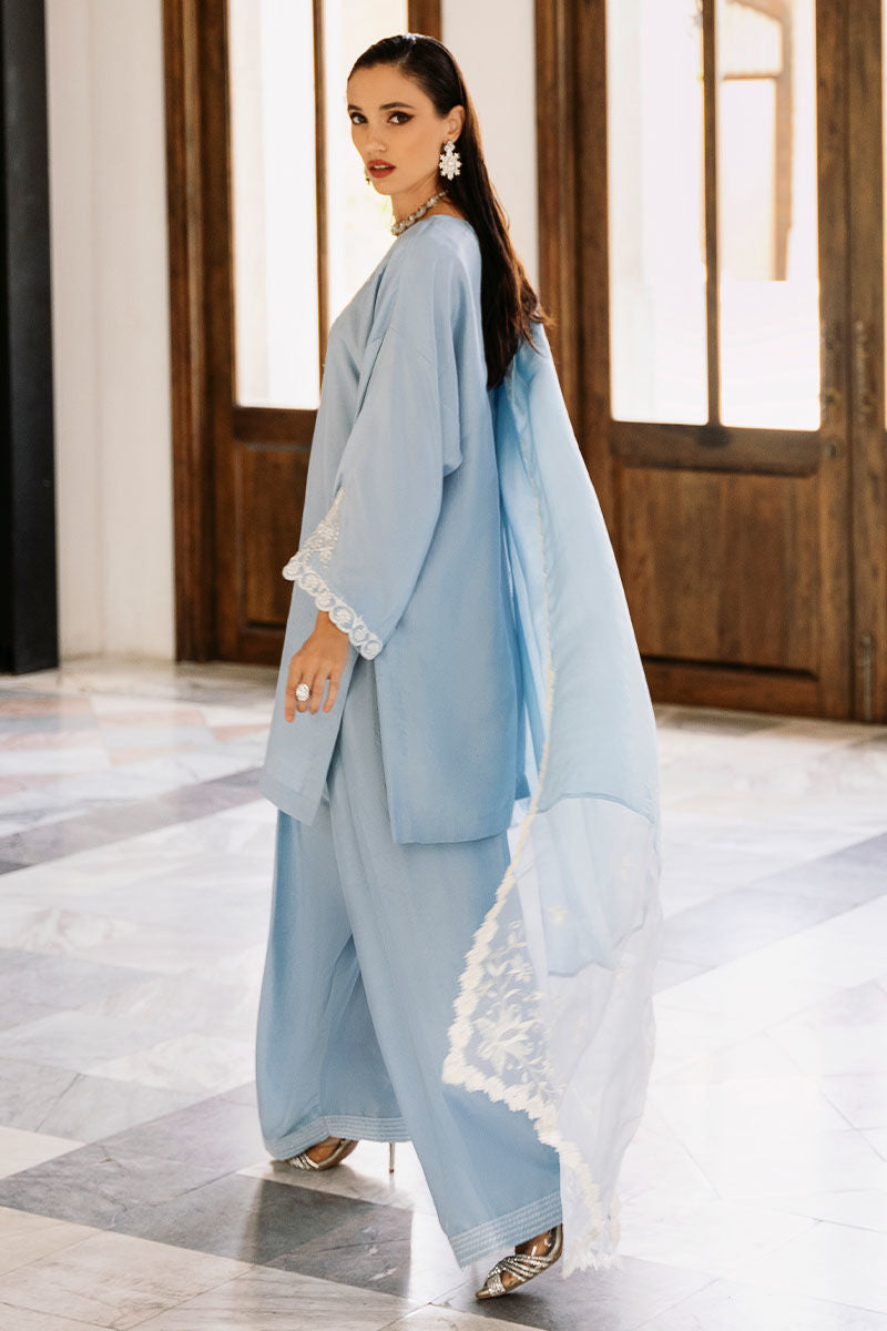Ansab Jahangir | Luxe Pret Signature | Delphinium - Pakistani Dress - Maria Faisal