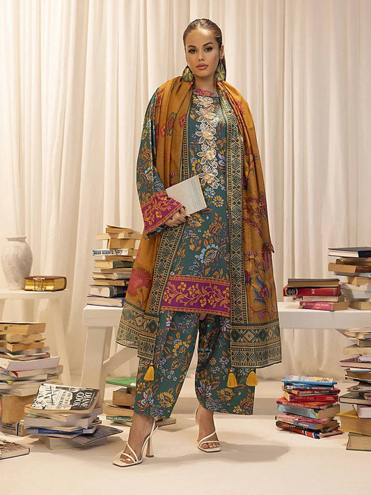 Salitex | Sibel Printed Lawn Silk | ST-03 by Maria Faisal - Registered Vendor of : Salitex - type : Ladies Clothes - 100% original wedding dresses