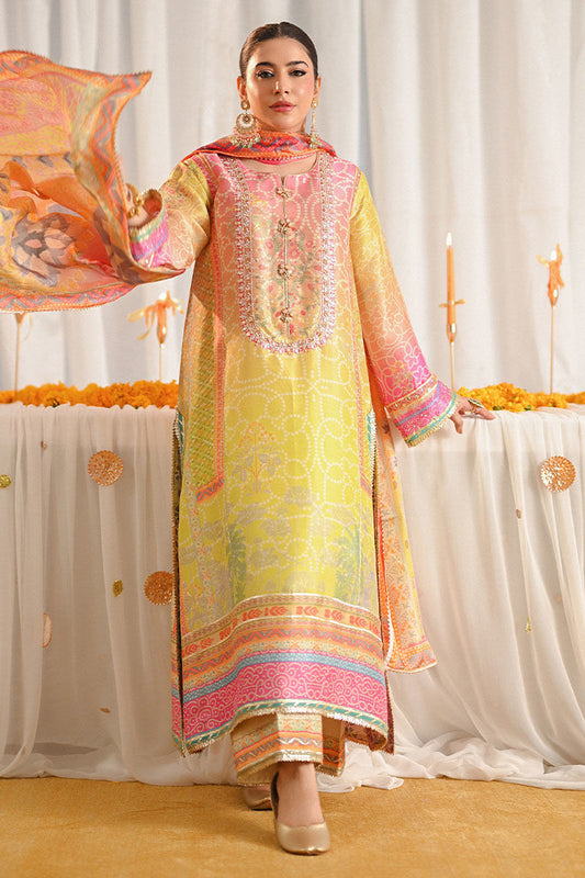 Ansab Jahangir | Digital Silk | Miraal Shirt and Dupatta - Ladies Clothes - Maria Faisal
