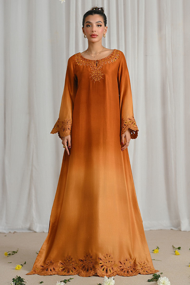 Ansab Jahangir | Summer Kaftans | Sienne - Luxury Dress - available at Maria Faisal in UK and USA.