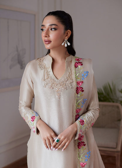Farah Talib Aziz | Luna Eid Collection 24 | LIARA SAND - Ladies Clothes - Maria Faisal