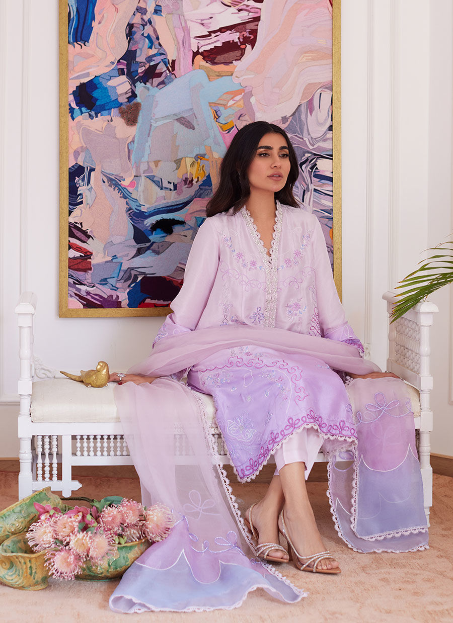 Farah Talib Aziz | Luna Eid Collection 24 | LAVINIA OMBRE - Ladies Clothes - Maria Faisal