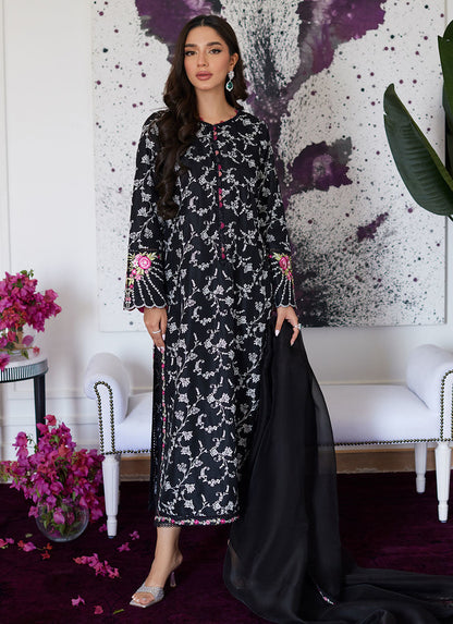 Farah Talib Aziz | Luna Eid Collection 24 | VITTORIA BLACK - Ladies Clothes - Maria Faisal