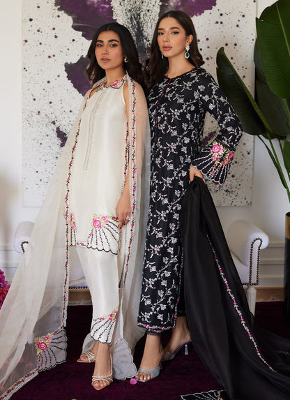 Farah Talib Aziz | Luna Eid Collection 24 | VITTORIA BLACK - Ladies Clothes - Maria Faisal