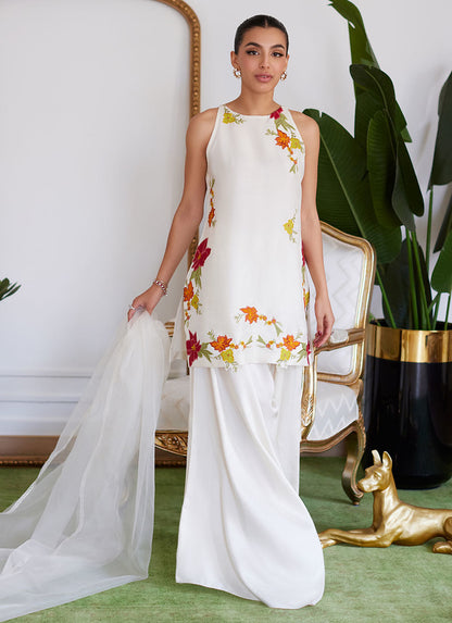 Farah Talib Aziz | Luna Eid Collection 24 | JULIET IVORY - Luxury 