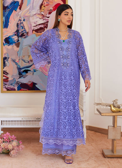 Farah Talib Aziz | Luna Eid Collection 24 | EVANTHIA PERIWINKLE - Ladies Clothes - Maria Faisal