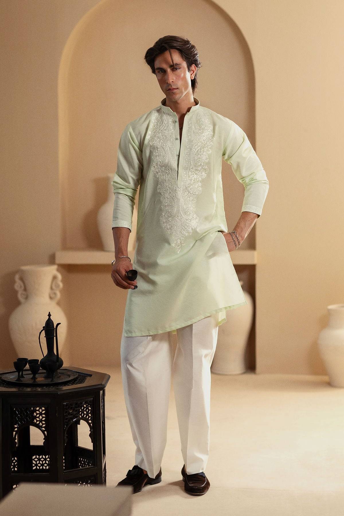 Annus Abrar | Eid Elemental Festive | Vafa by Maria Faisal - Registered Vendor of : Annus Abrar - type : MensWear - 100% original wedding dresses
