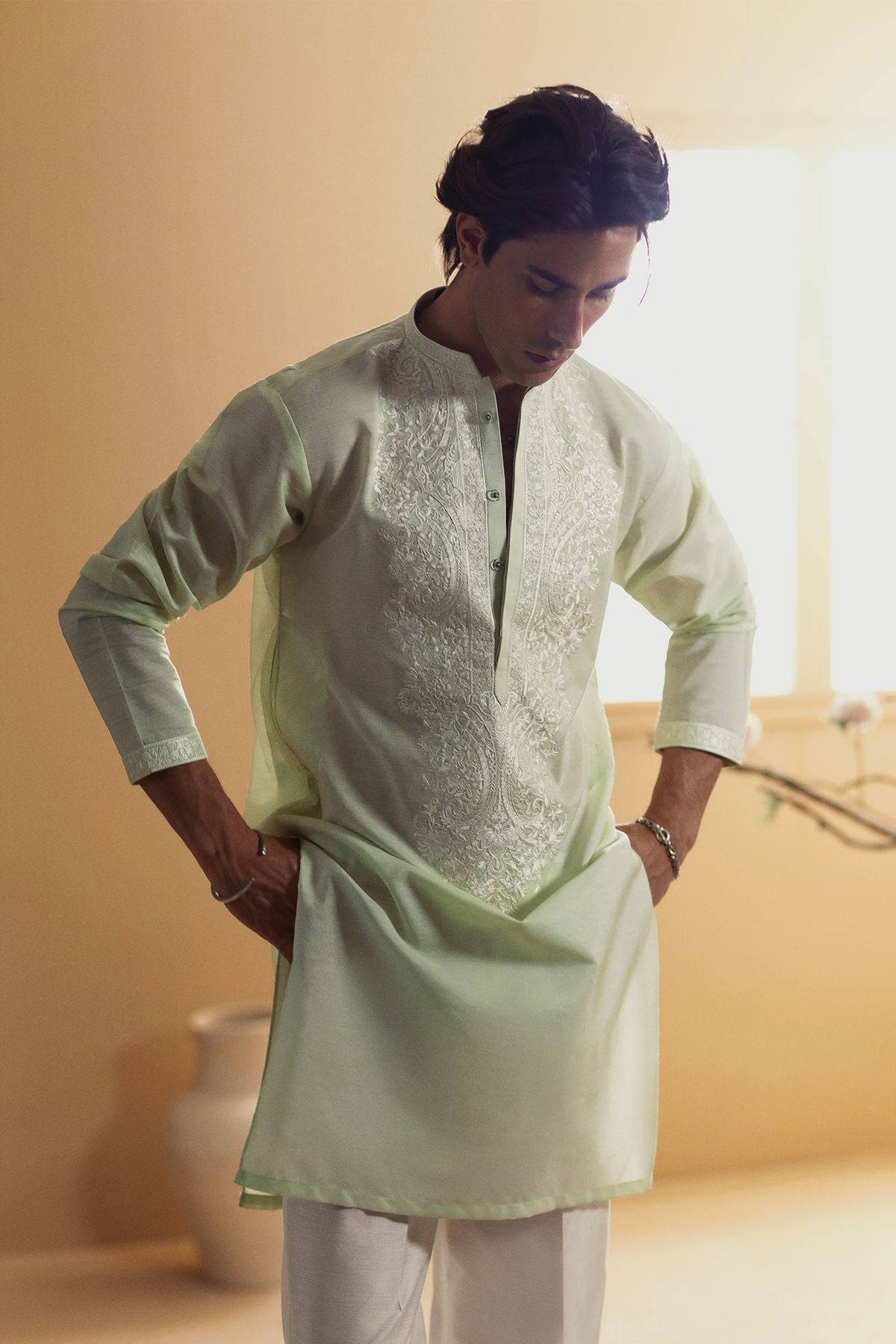 Annus Abrar | Eid Elemental Festive | Vafa by Maria Faisal - Registered Vendor of : Annus Abrar - type : MensWear - 100% original wedding dresses