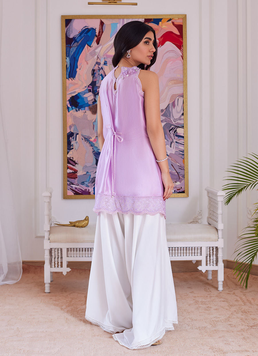 Farah Talib Aziz | Luna Eid Collection 24 | SUZETTE LAVENDER - Ladies Clothes - Maria Faisal