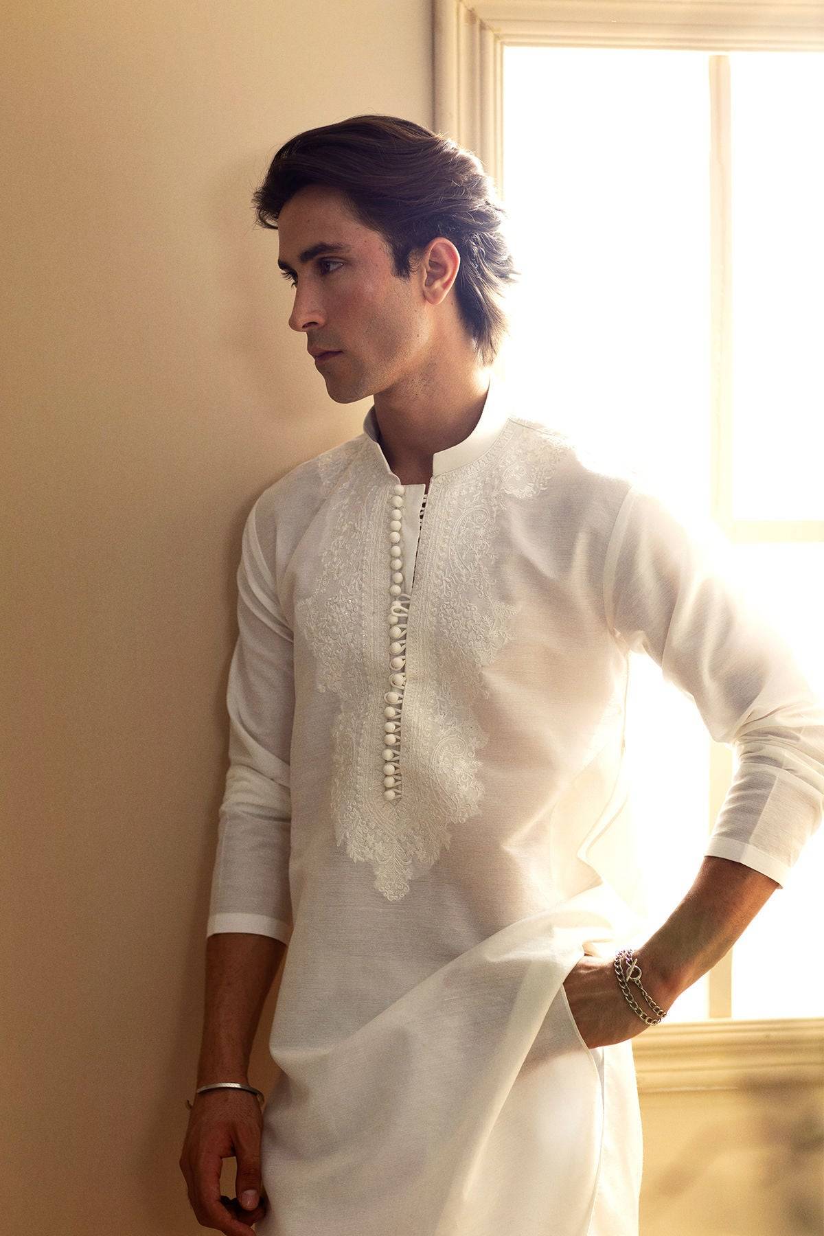 Annus Abrar | Eid Elemental Festive | Behrang by Maria Faisal - Registered Vendor of : Annus Abrar - type : MensWear - 100% original wedding dresses