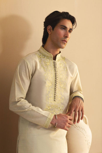 Annus Abrar | Eid Elemental Festive | Kavesh by Maria Faisal - Registered Vendor of : Annus Abrar - type : MensWear - 100% original wedding dresses
