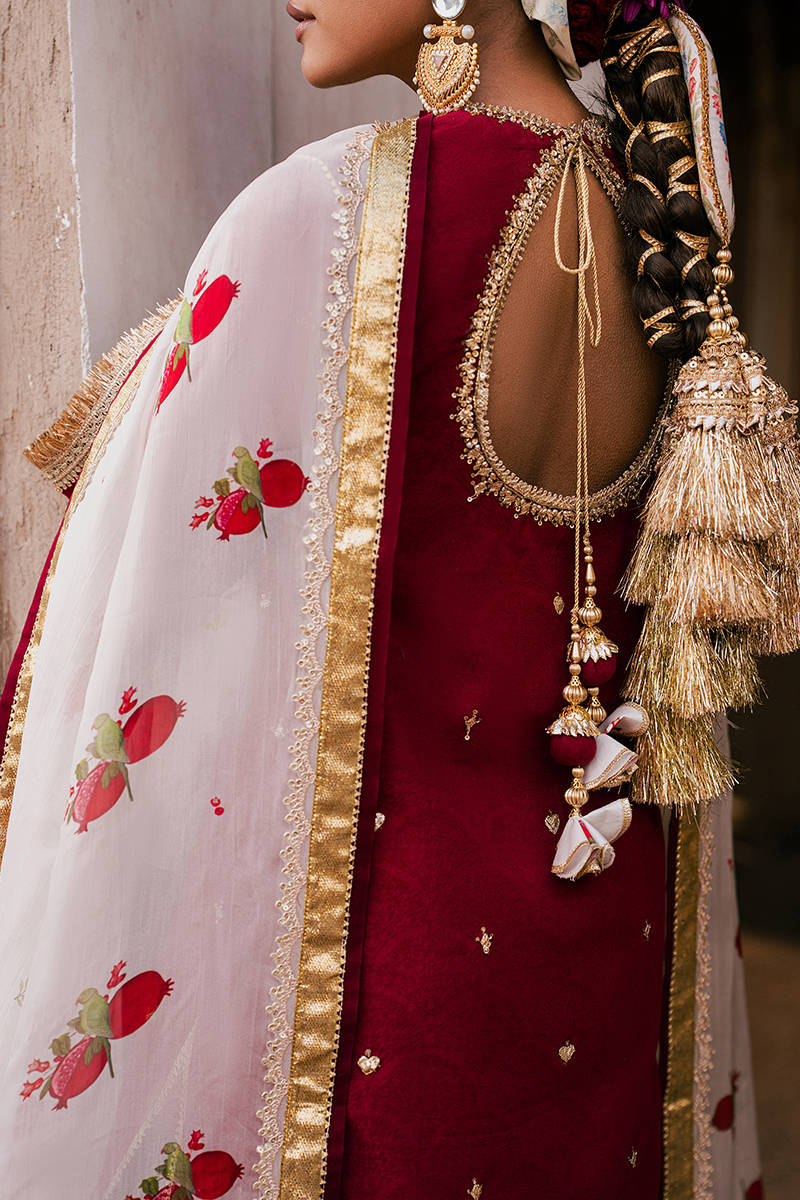 MNR | Guftagu Eid e Bahar | Silsila - Luxury Dress - available at Maria Faisal in UK and USA.
