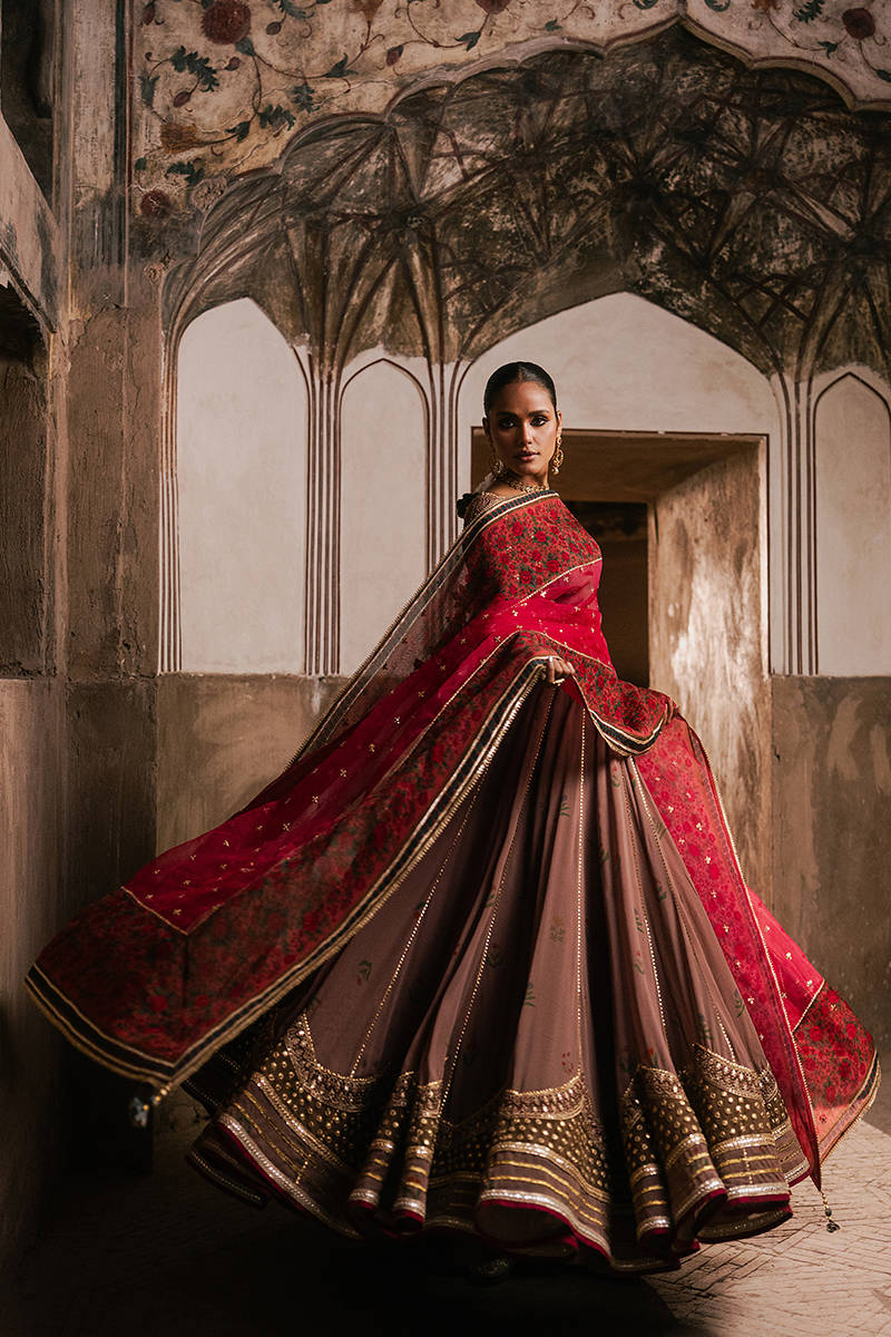 MNR | Guftagu Eid e Bahar | Riwayat e Ishq - Luxury Dress - available at Maria Faisal in UK and USA.