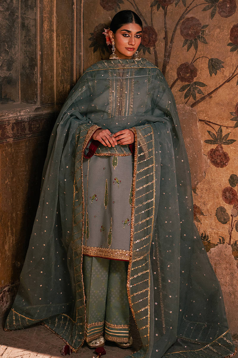 MNR | Guftagu Eid e Bahar | Tehzeeb - Luxury Dress - available at Maria Faisal in UK and USA.